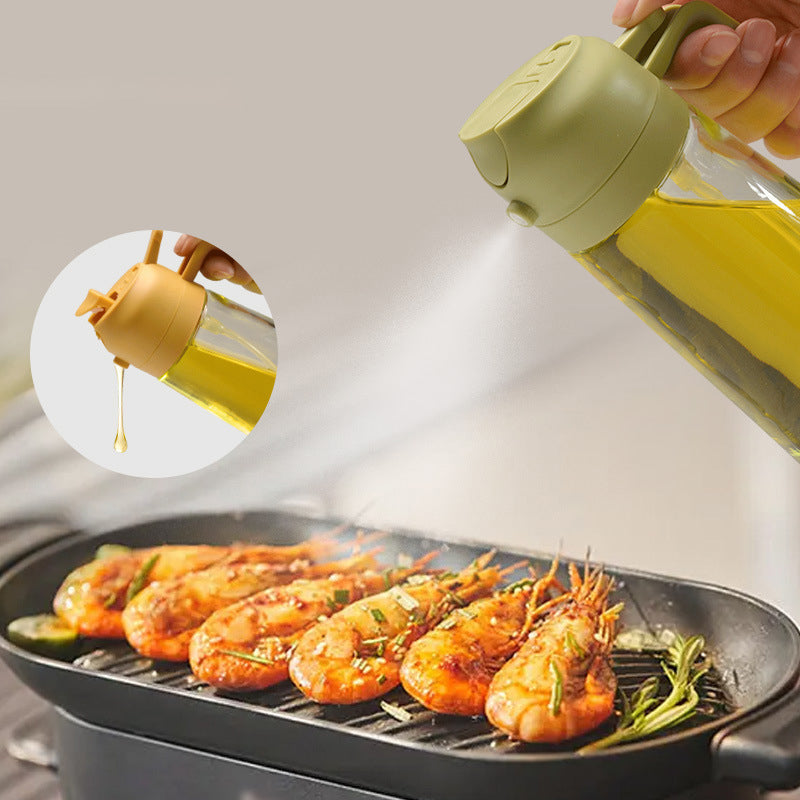 💕2 in 1 Glass Oil Sprayer & Dispenser