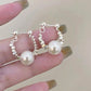 Elegant & Sweet Faux Pearl Earrings