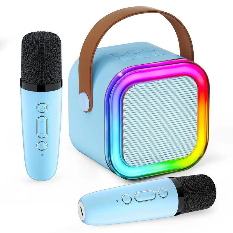 🔥Last Day Promotion 50% OFF -🎁Mini Karaoke Machine with Wireless Microphones