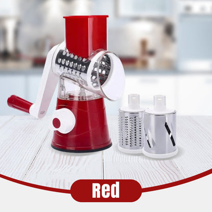 🔥 2025 Kitchen Deals! 🔥 Multifunctional Manual Rotary Grater & Chopper – Slice & Shred with Ease! 🚀🥕