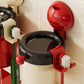 No-Drill Wall Mounted Toothbrush Holder with Magnetic Cup