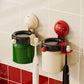 No-Drill Wall Mounted Toothbrush Holder with Magnetic Cup