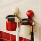 No-Drill Wall Mounted Toothbrush Holder with Magnetic Cup