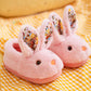 Kids Cute Rabbit Plush Slippers