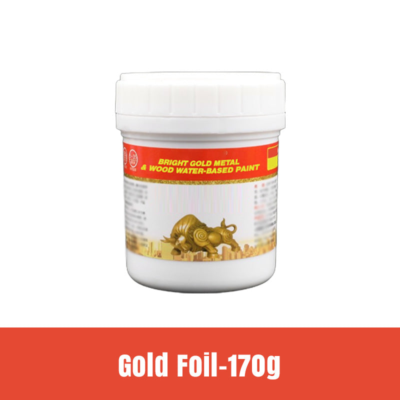 Shiny Metallic Water-based Gold Foil Paint