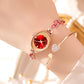 Women's Colored Zircon Bracelet Watch