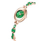 Women's Colored Zircon Bracelet Watch