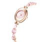Women's Colored Zircon Bracelet Watch