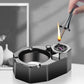 2-in-1 Oil-Electric Hybrid Lighter & Ashtray