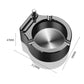 2-in-1 Oil-Electric Hybrid Lighter & Ashtray