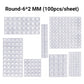 Self-Adhesive Clear Silicone Bumpers Set