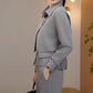 Women's Fake 2 Piece Top & Straight Leg Pants 2-PCS Set