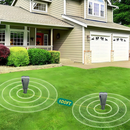🔥Time-limited offer🔥 Solar Powered Waterproof Screw Mole Repellent