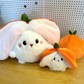 Cute Persimmon Rabbit & Pig Plush Toy
