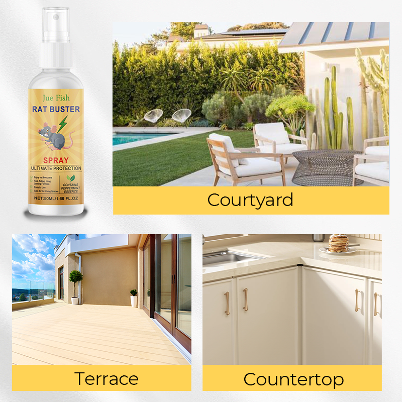 🔥Rodent Control Device🐭 Peppermint Oil Rodent Repellent Spray