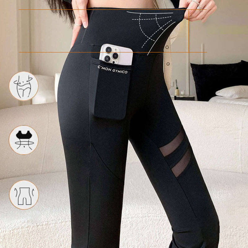 Women's High Waist Slim-Fit Flare Yoga Pants