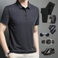 2025 New Arrivals✨Men's Breathable Cool Lapel Short Sleeve T-Shirt