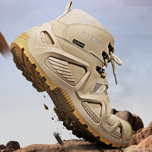 ✈️Free shipping🥾Military-grade quality waterproof and non-slip men's outdoor mesh hiking shoes