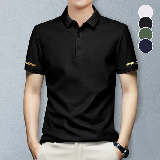 Men's Casual Loose Cotton Short-Sleeved T-Shirt