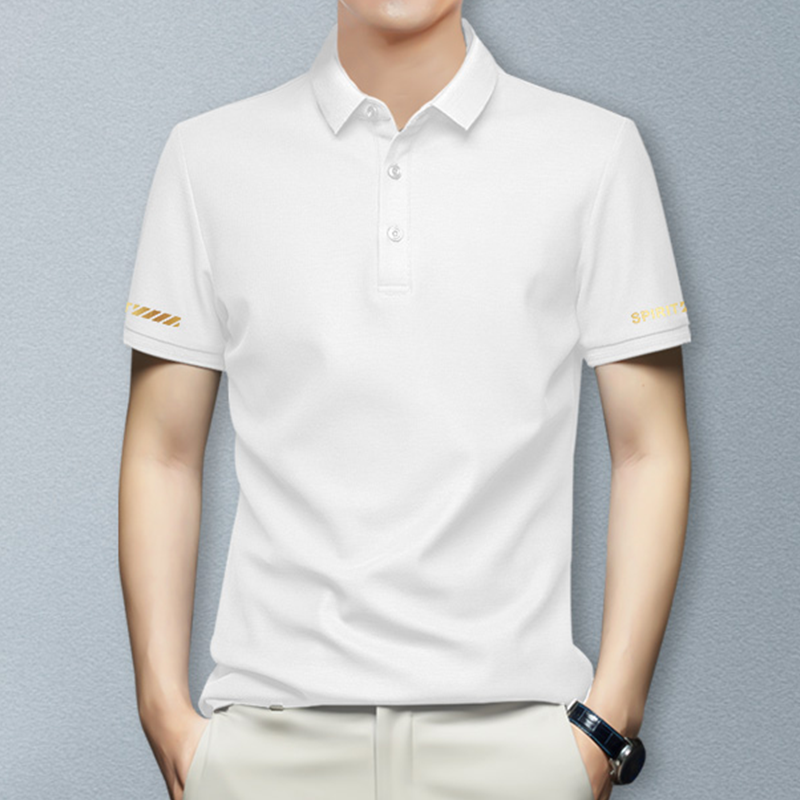 Men's Casual Loose Cotton Short-Sleeved T-Shirt