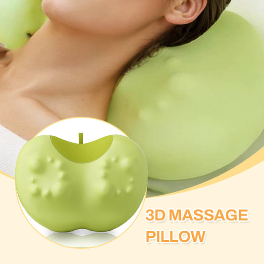 3D Kneading Neck & Back Massage Pillow with Heat