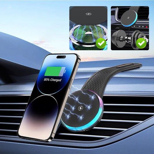 Fast Charging Car Mount with 360° Adjustable Arm