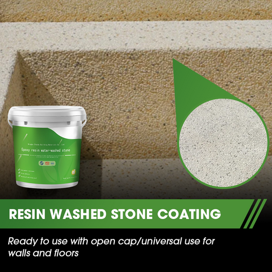 Eco-Friendly Water-Washed Stone Coating for Floor