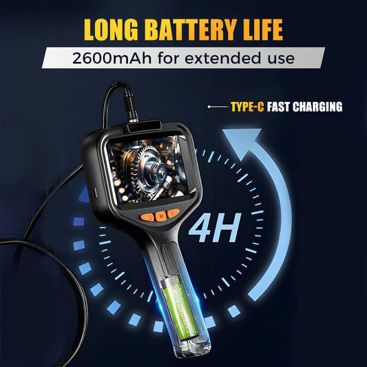 Waterproof HD Borescope with LED Lighting