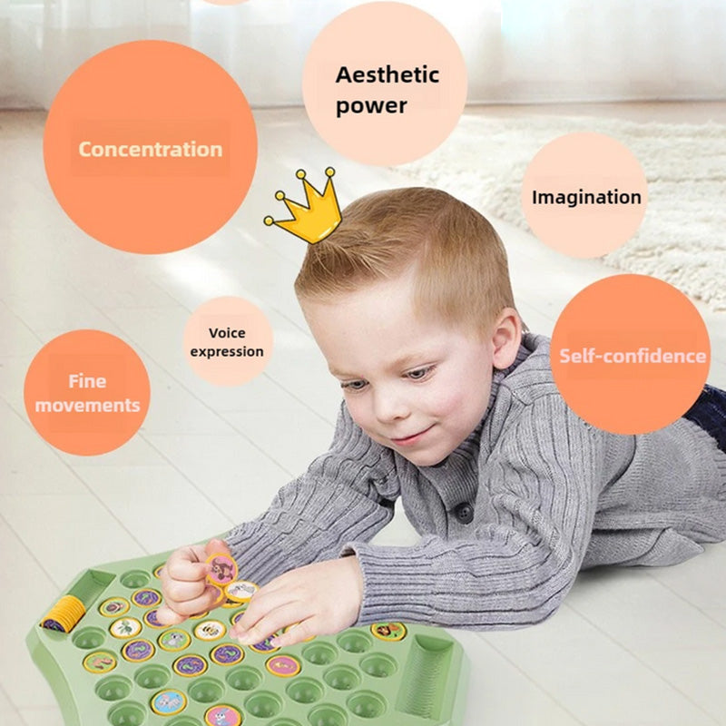 Interactive Flip Matching Board Game