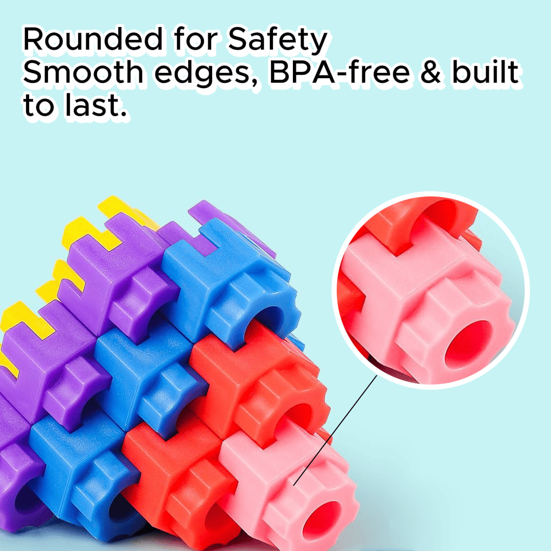 🎁🔥Last day sale 50% OFF🔥Endless Fun with Snap-Together Hexagon Building Blocks