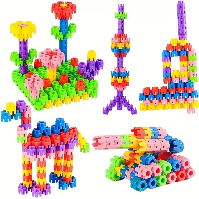 🎁🔥Last day sale 50% OFF🔥Endless Fun with Snap-Together Hexagon Building Blocks