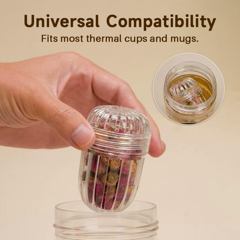 Universal Transparent PC Tea Infuser Ball