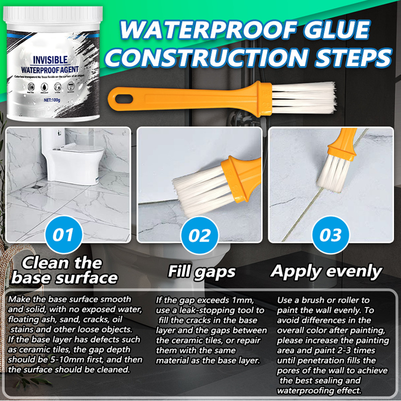 Durable Transparent Waterproof & Leak-Proof Coating