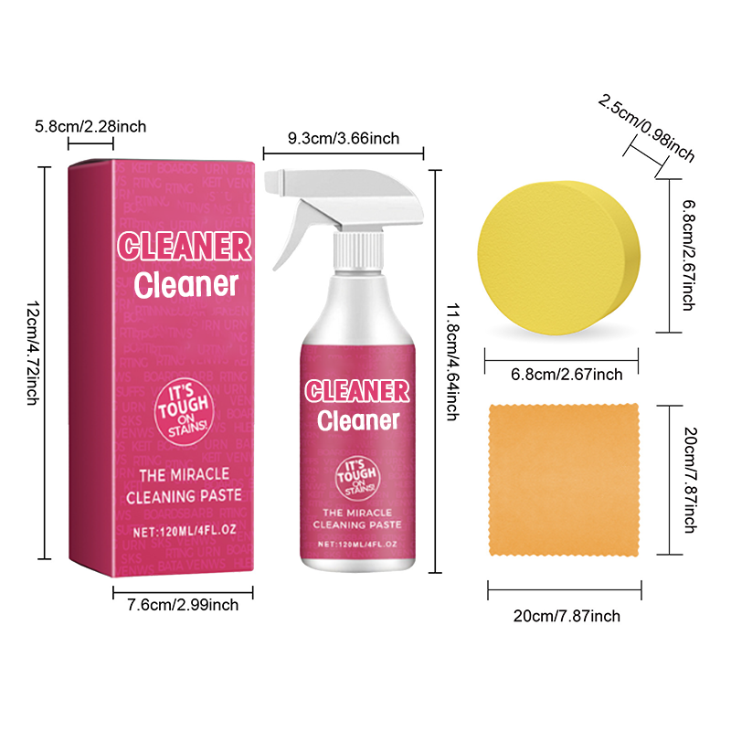 🩷Pink Magic🩷 Multi-purpose Kitchen Cleaner Set【Factory direct sales】