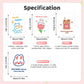 Cartoon Reusable Zipper Clothing Storage Bags