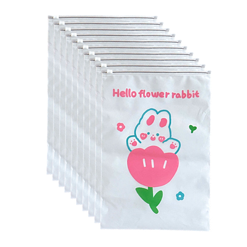 Cartoon Reusable Zipper Clothing Storage Bags