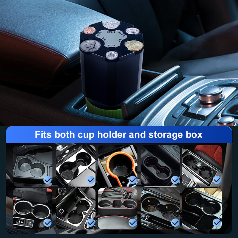 Large Capacity Coin Holder for Car