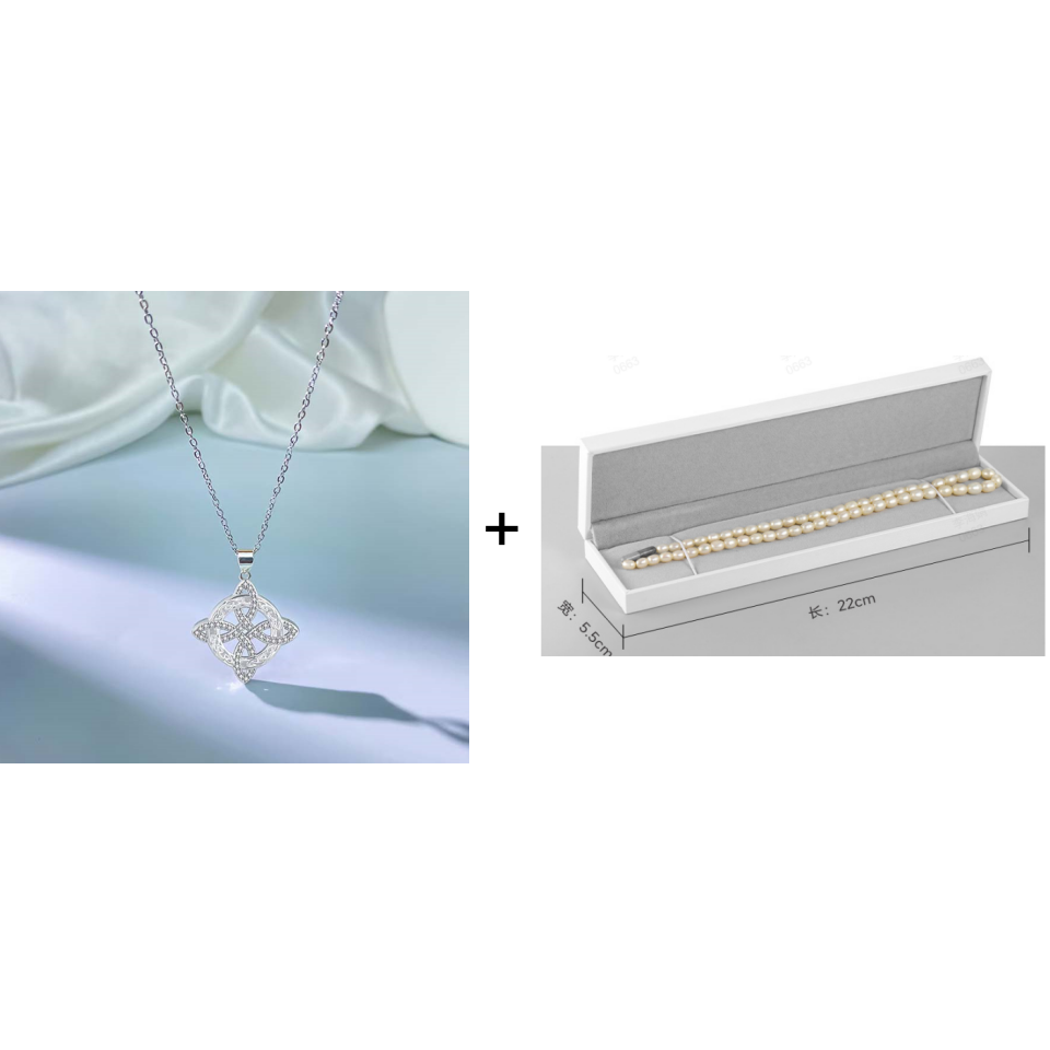 💐HOT SALE📿Witches Knot Necklace Sparkling Starburst Pendant