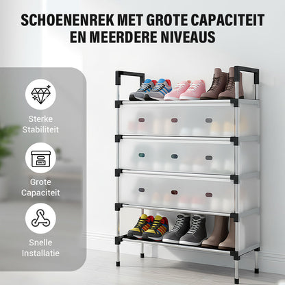 Large Capacity Multi-Tier Shoe Rack