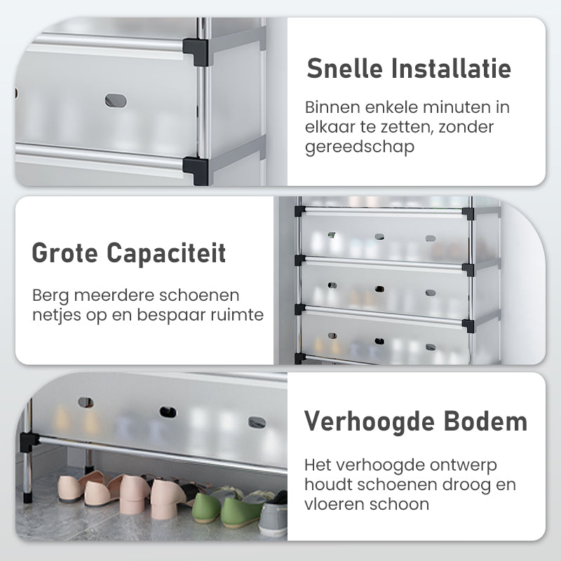 Large Capacity Multi-Tier Shoe Rack