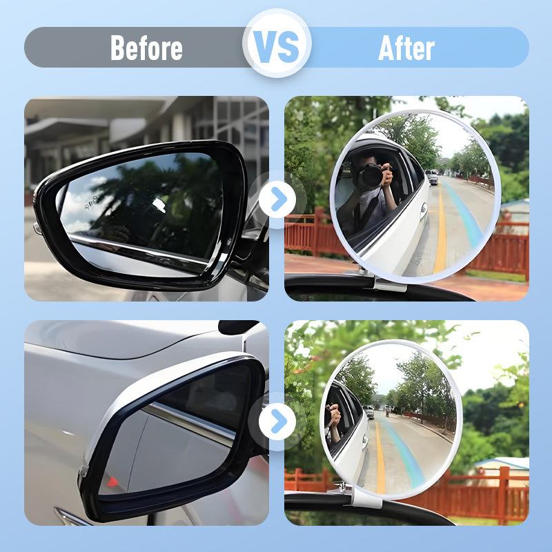 Universal 360° Stainless Steel Side View Mirror