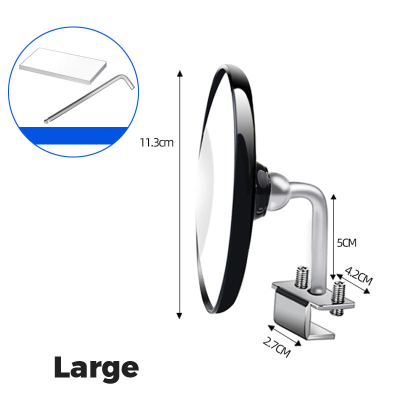 Universal 360° Stainless Steel Side View Mirror