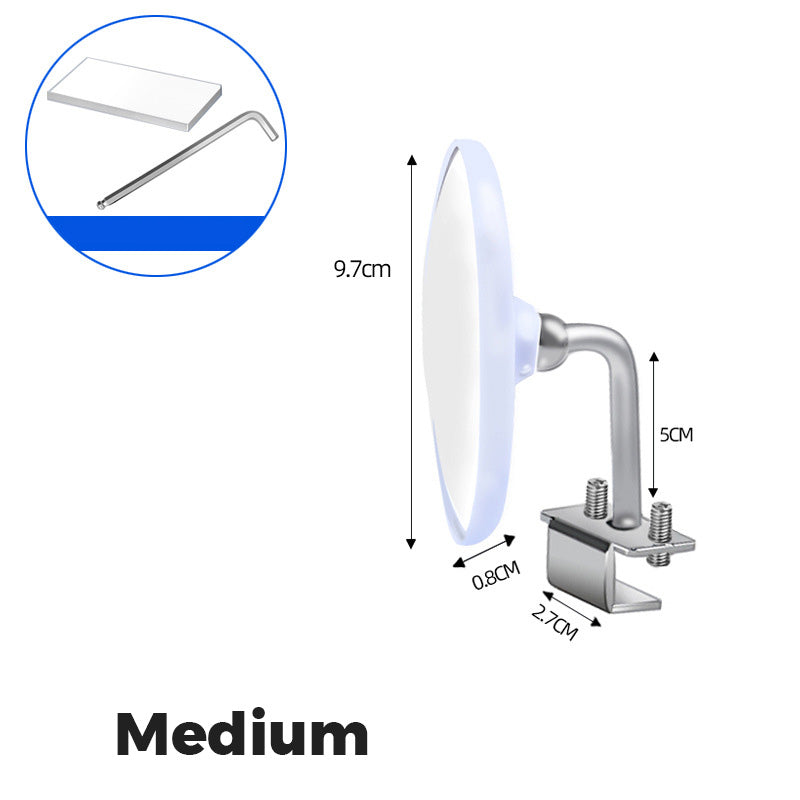 Universal 360° Stainless Steel Side View Mirror