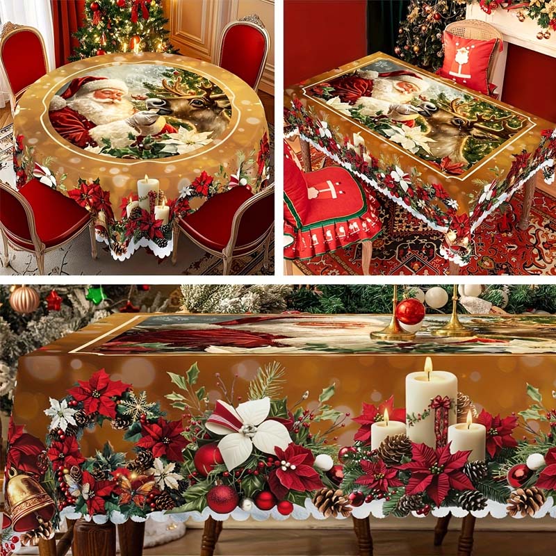🎅Christmas Tablecloth for Decor