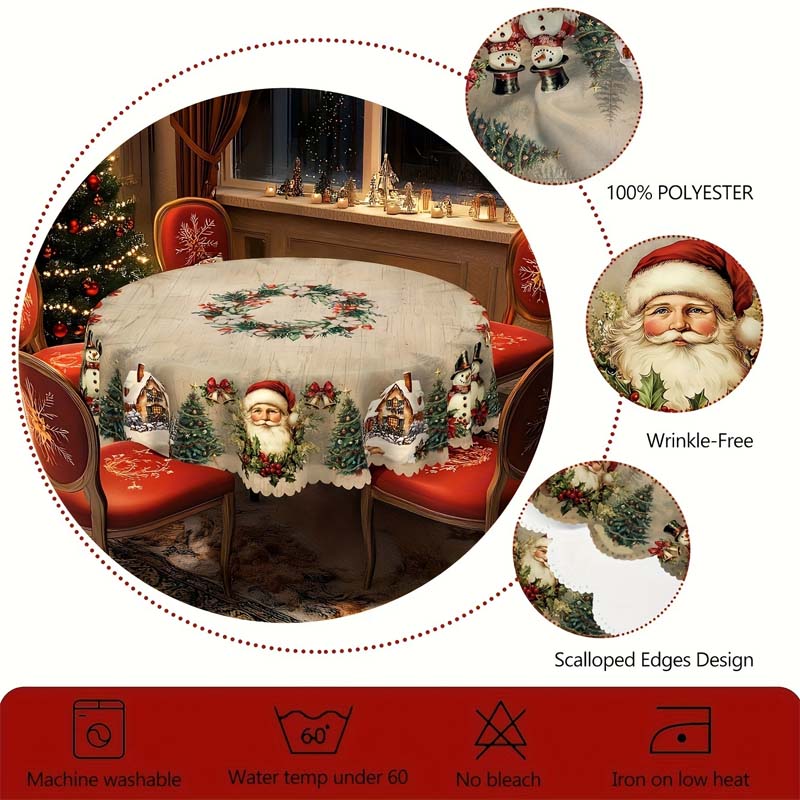 🎅Christmas Tablecloth for Decor