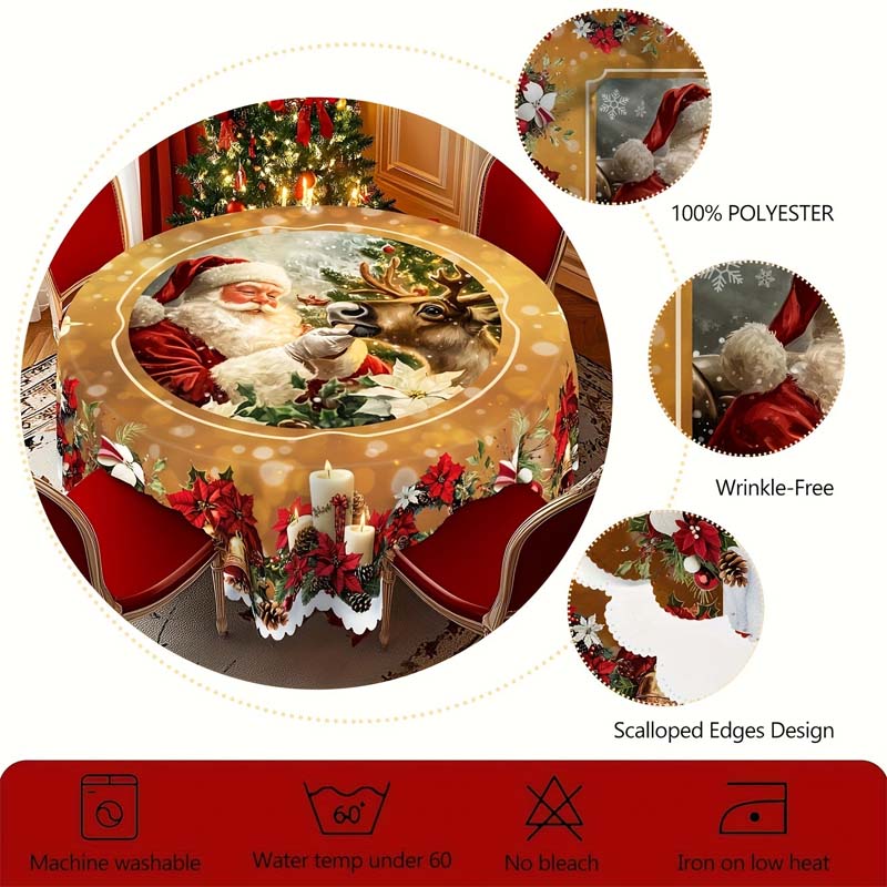🎅Christmas Tablecloth for Decor