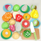 Pretend Cutting Play Food Toys for Kids