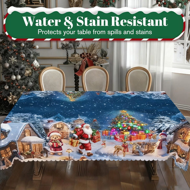 🎅Meet Christmas Sale 50% OFF🎄Stylish Christmas Printed Tablecloth