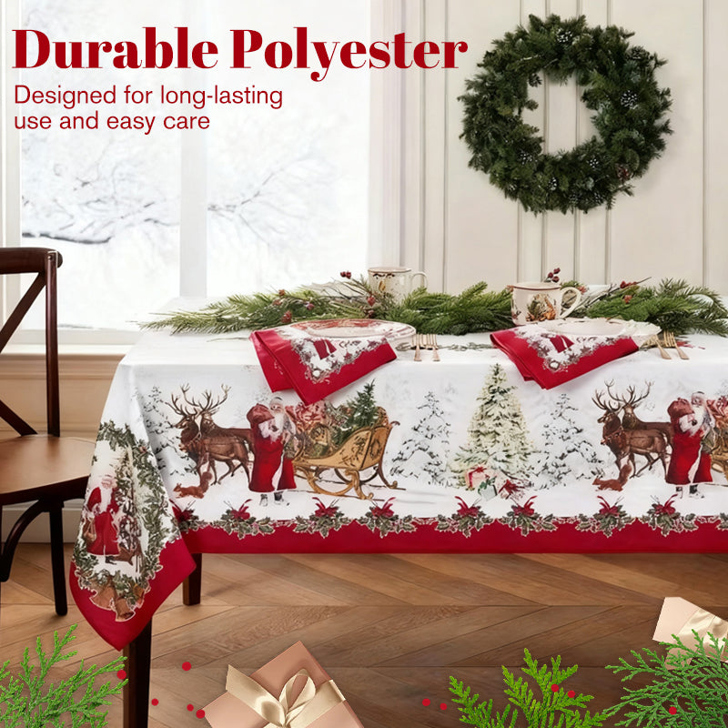 🎅Meet Christmas Sale 50% OFF🎄Stylish Christmas Printed Tablecloth