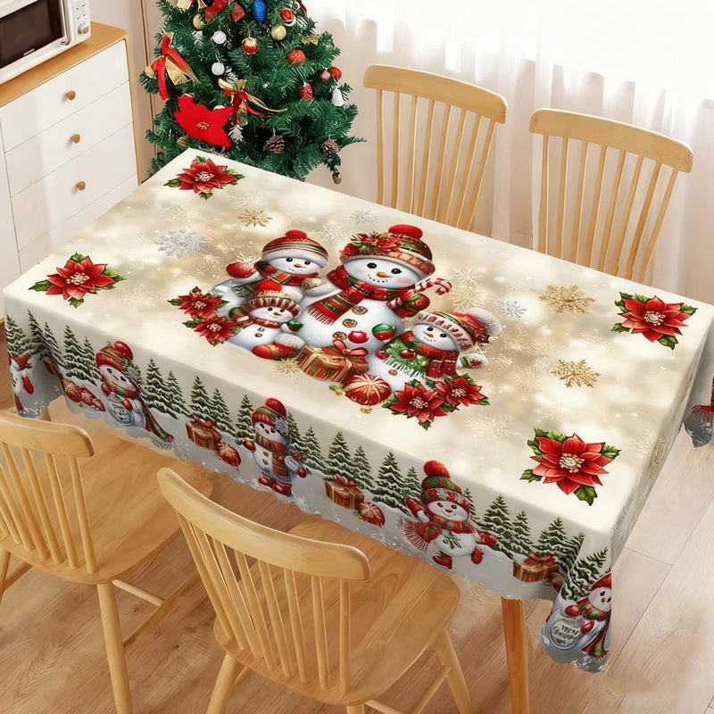 🎅Meet Christmas Sale 50% OFF🎄Stylish Christmas Printed Tablecloth